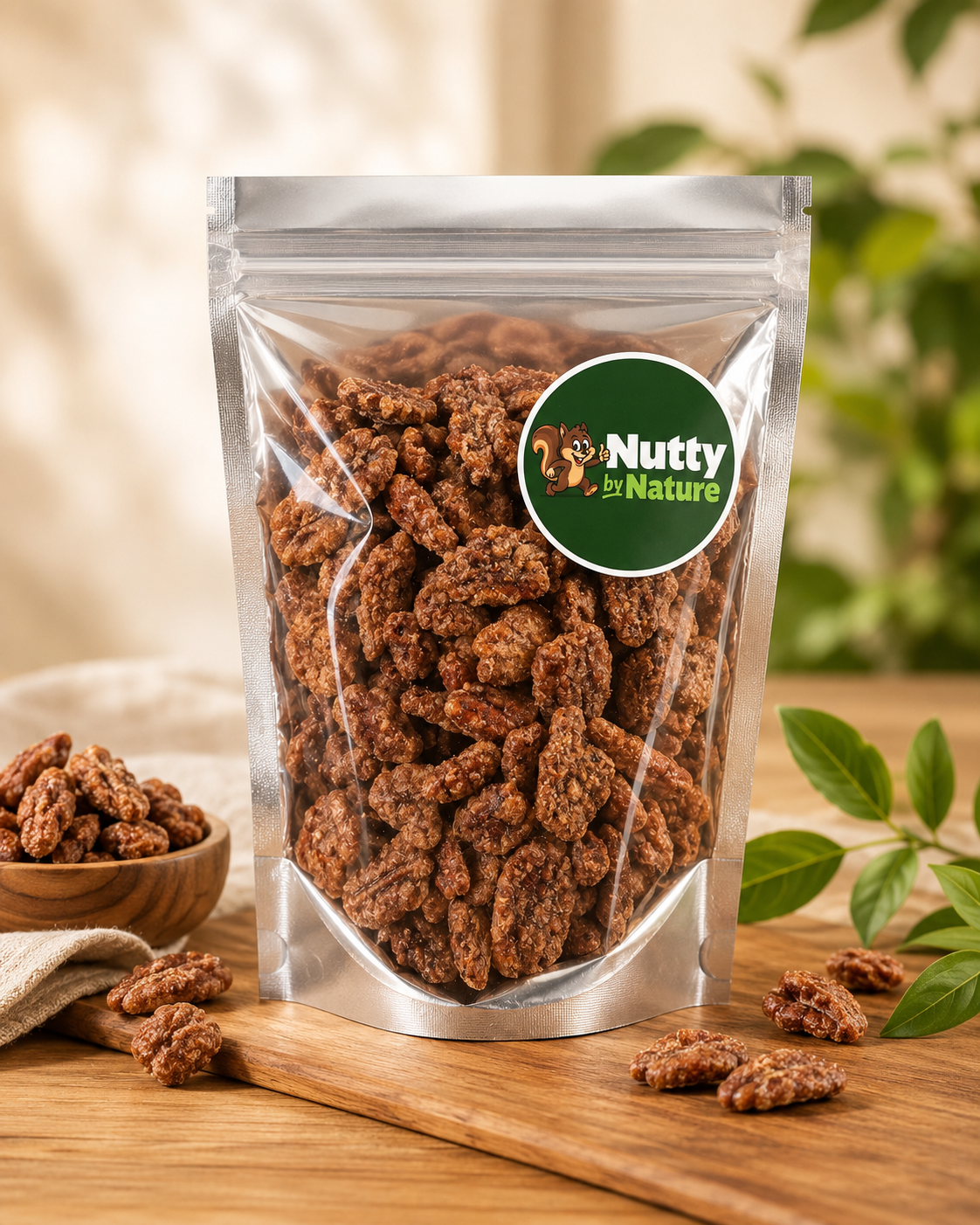 Candied Pecans Resealable Pouch